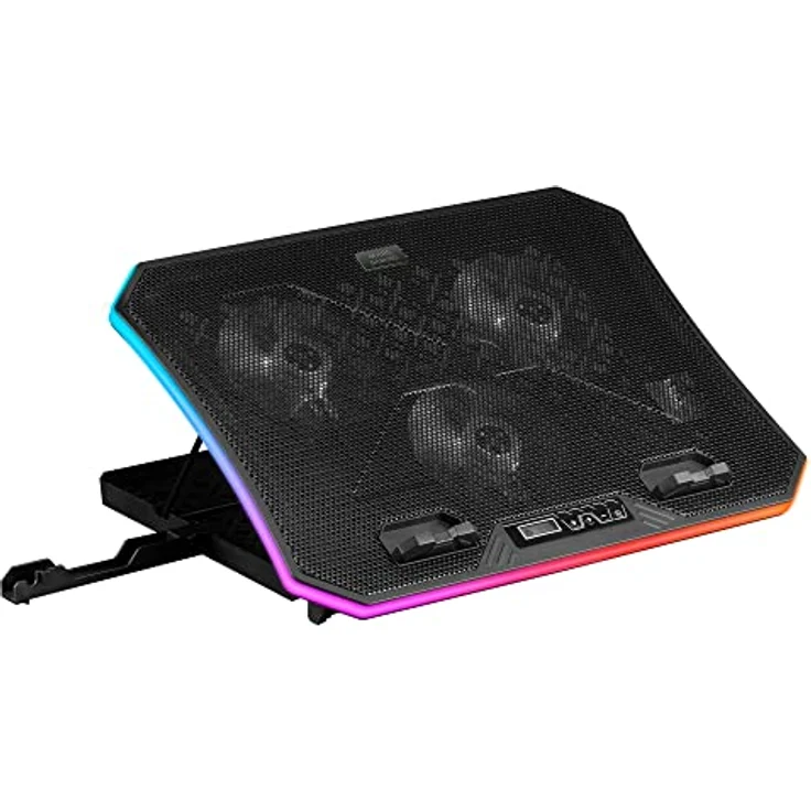 Mars Gaming MNBC6, Kühlsockel + Ständer XL 19'' ARGB, 3 Lüfter, Mobiler Ständer – Bild 1