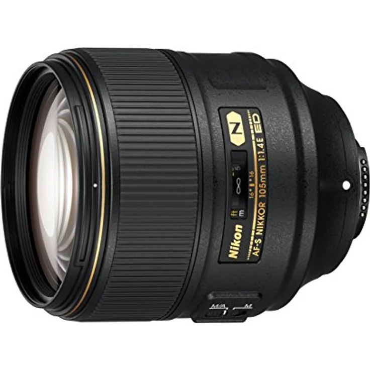 Nikon AF-S Nikkor 105 mm 1:1,4E ED Kamera-Objektive schwarz - Preisvergleich – Bild 1
