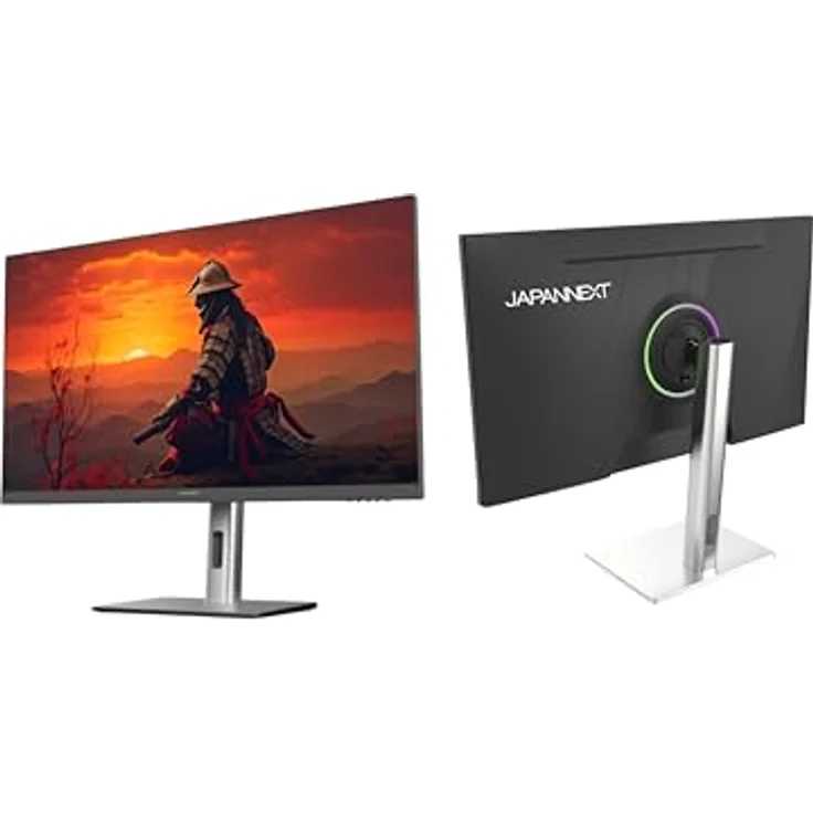 JapanNext JN-I270FHD200F-HSP, 27" Gaming Monitor mit IPS, 200Hz, 0.5ms, Full HD, Höhen- & Neigungsverstellung, G-Sync/FreeSync, integrierte Lautsprecher, schwarz – Bild 2