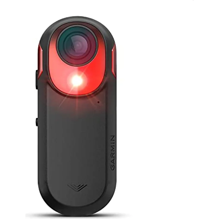 Garmin Varia RCT716 - Radar mit integrierter Dashcam zur Aufzeichnung und Speicherung von Ereignissen. Warnt vor heranfahrenden Fahrzeugen; STVZO Rücklicht mit 5 Lumen, inkl. 16 GB SD-Speicherkarte – Bild 1