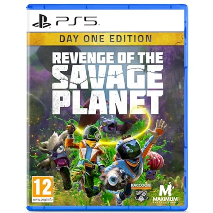 Maximum Entertainment Revenge of the Savage Planet [Limited Day 1 Edition] [PEGI] - Koop-Sandbox-Actionspiel mit Deutsch-Sprachausgabe für PS5, 4 Planeten erkunden