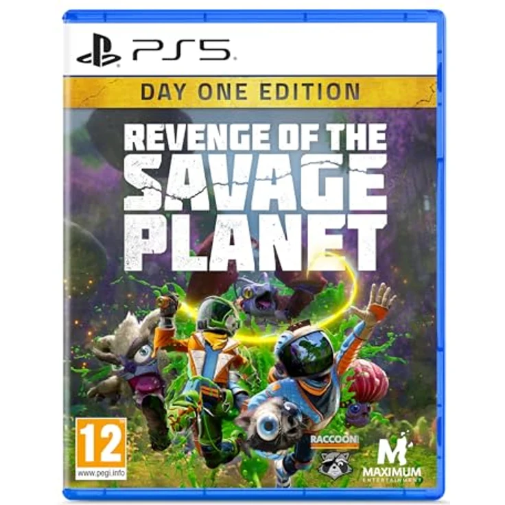 Maximum Entertainment Revenge of the Savage Planet [Limited Day 1 Edition] [PEGI] - Koop-Sandbox-Actionspiel mit Deutsch-Sprachausgabe für PS5, 4 Planeten erkunden – Bild 1
