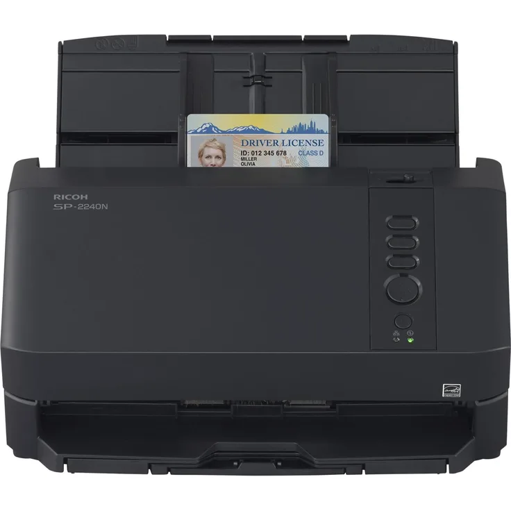Ricoh SP-2240N, Dokumentenscanner A4 mit Duplexscan, 40 Seiten/Min, Ethernet und USB, 600 x 600 DPI