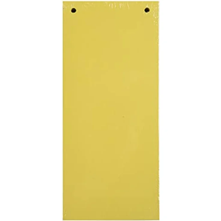 Exacompta Trennstreifen 13425B Forever, gelb, 24 x 10,5 cm, 180g/m² Karton, 100 Stück – Bild 3