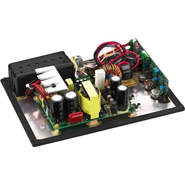 Monacor SAM-300D Aktives Subwoofer-Modul Klasse-D für das Digitale Zeitalter, Einbau-Verstärker in Schwarz mit Lautsprecherschutz – Bild 2