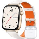HUAWEI Watch FIT 3, 1,82″ AMOLED-Display, Ultraschlankes Design, Bluetooth-Anrufe, Bis zu 10 Tage Akkulaufzeit, Kompatibel mit iOS & Android, Fitness-Management, Weiß (Leder) + FreeBuds SE 2