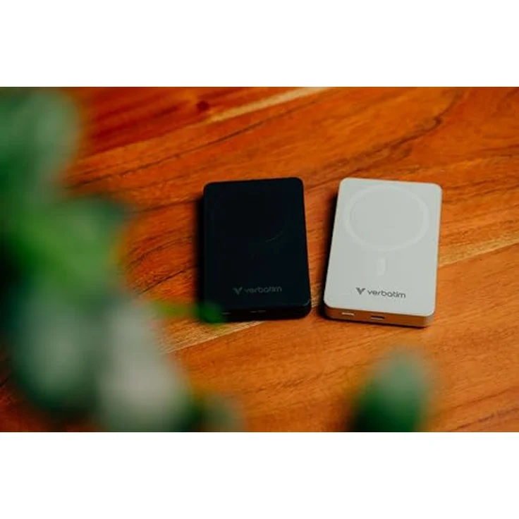 Verbatim Charge 'n' Go Powerbank, 10.000mAh, Schnellladen PD 20W, kabelloses Laden 15W, schwarz – Bild 7