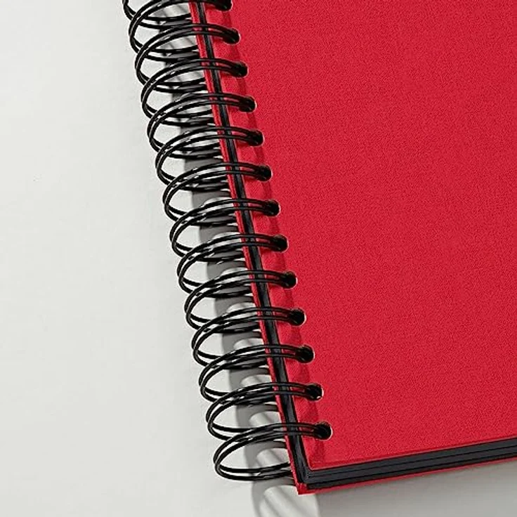 Semikolon 364849 Spiral Album Cutting Edge – 37,5x30,1 cm – Fotoalbum, 90 Seiten schwarz, Fotobuch, cherry pistachio – Bild 4
