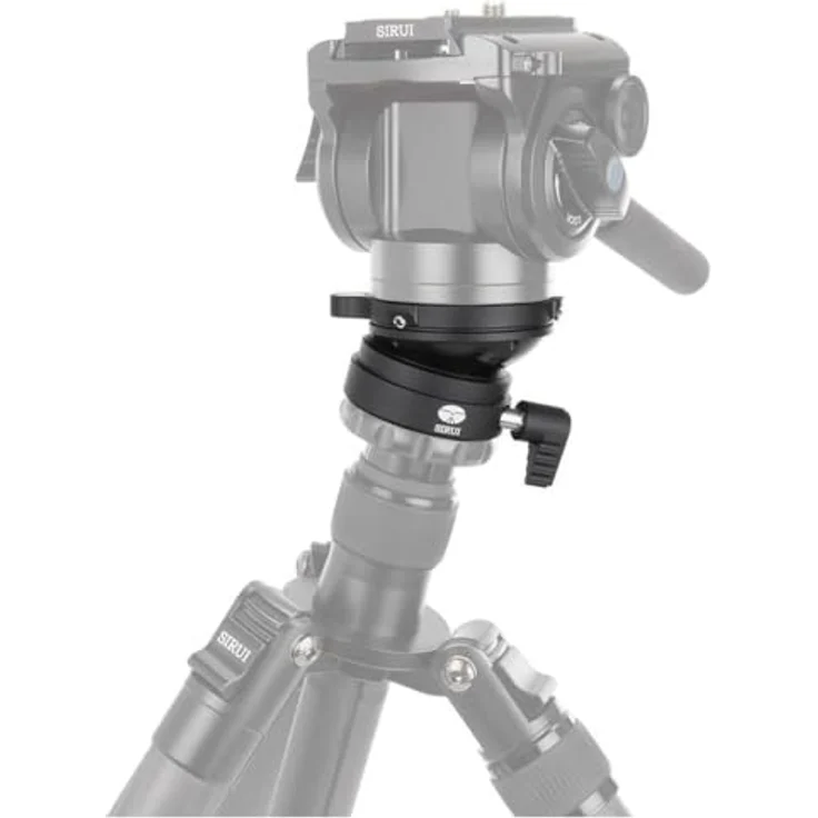 SIRUI LE-60 Nivellierkopf (Neigung 15°, Kugeldurchmesser 60mm) schwarz – Bild 7
