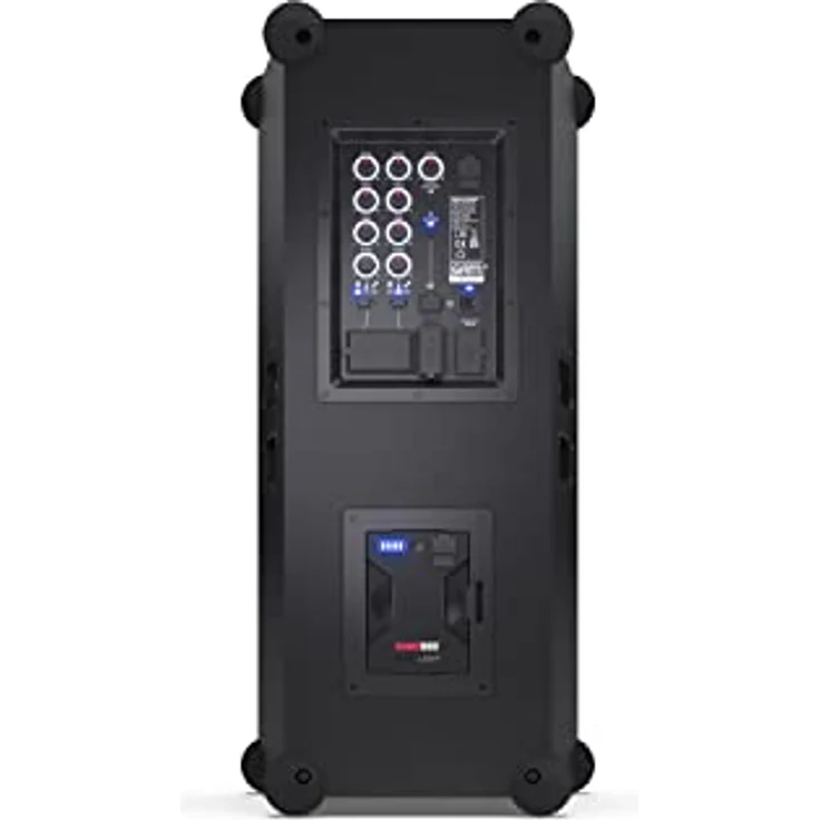 SHARP CP-LS100 SumoBox, Leistungsstarkes 2.0-Kanal-Lautsprechersystem mit 120 W RMS / 105 dB über 2 x 8 Tieftöner + 2 x 2 Hochtöner – Bild 4