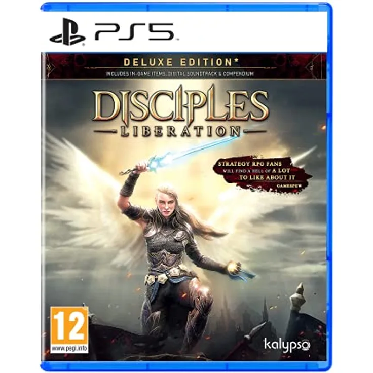 Kalypso Disciples Liberation Deluxe Edition (PS5), dark fantasy strategy RPG mit turn-based combat