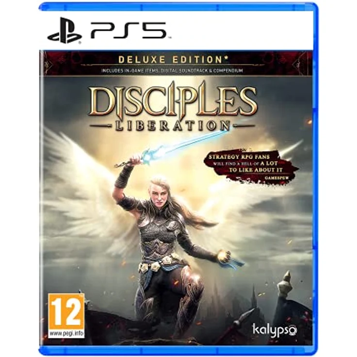 Kalypso Disciples Liberation Deluxe Edition (PS5), dark fantasy strategy RPG mit turn-based combat – Bild 1