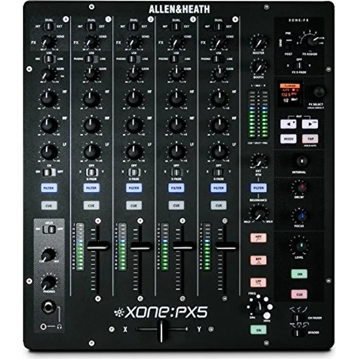 Allen & Heath Xone:PX5, DJ-Clubmixer, Schwarz