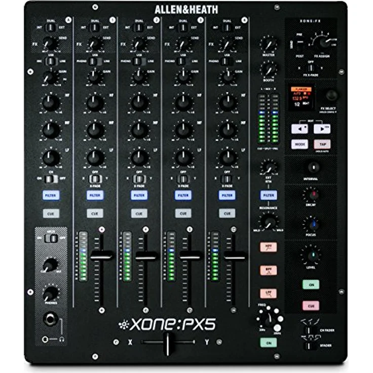 Allen & Heath Xone:PX5, DJ-Clubmixer, Schwarz – Bild 1