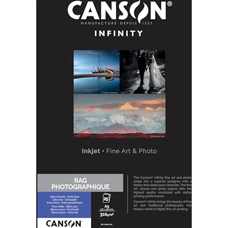 Canson 206211047 Rag Photographique Box, A3 – Bild 2