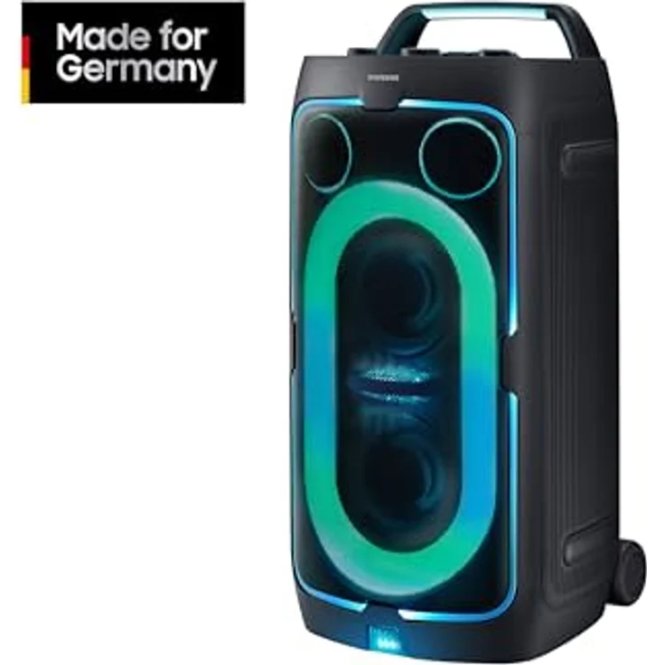 Samsung Soundtower MX-ST50F/ZG, Lautsprecher-Set mit kraftvollem Bass, 18 Stunden Akkulaufzeit und Party Lights+ – Bild 4