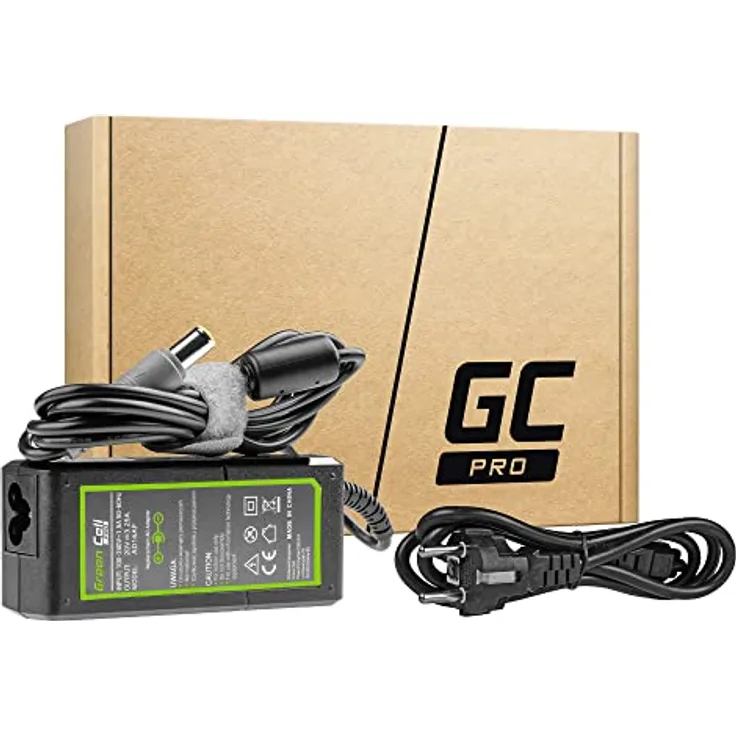 Green Cell 20V 3.25A 65W Netzteil für Lenovo Notebooks, PRO-Serie mit 1,2 m Kabel, hohe Effizienz und lange Lebensdauer