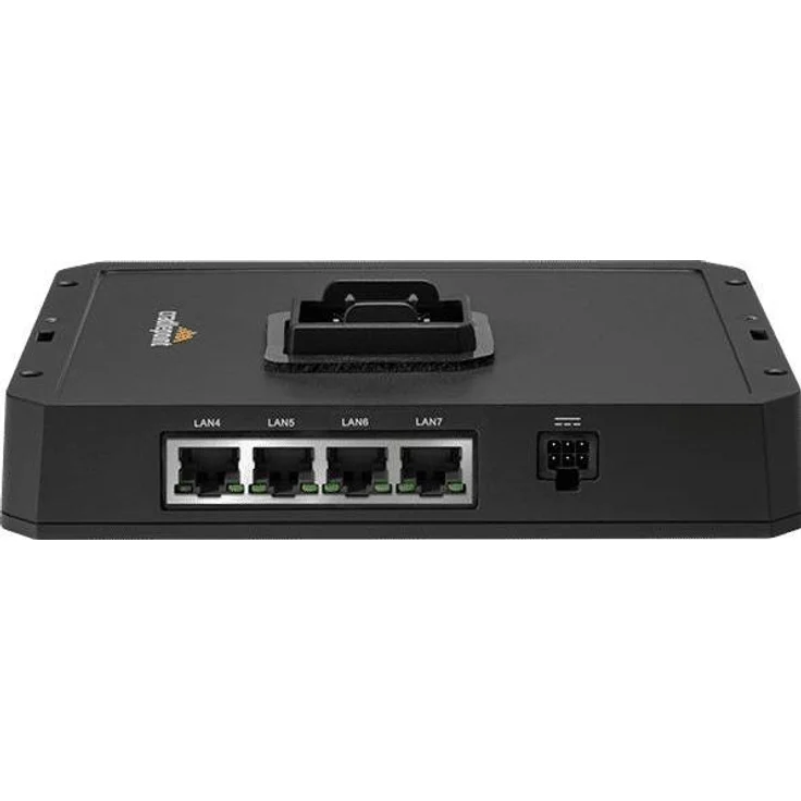 Cradlepoint MB-RX30-MC, Managed Rack-Switch mit 4 Gigabit-Ports und modularem Modem-Slot, Schwarz
