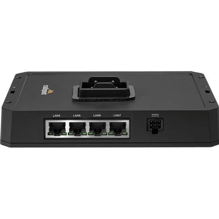 Cradlepoint MB-RX30-MC, Managed Rack-Switch mit 4 Gigabit-Ports und modularem Modem-Slot, Schwarz