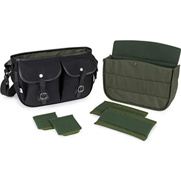 Billingham Hadley Pro 2020 Kameratasche (Black Fibrenyte/Black Leather) - Verbesserte Version mit Butylkautschuk-Schicht und herausnehmbarem Einsatz – Bild 4