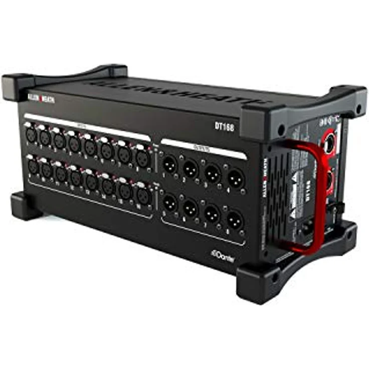 Allen & Heath DT168, Dante I/O Expander mit 16 XLR Input, 8 XLR Output, tragbares Stagebox-Design, 96kHz/48kHz – Bild 3