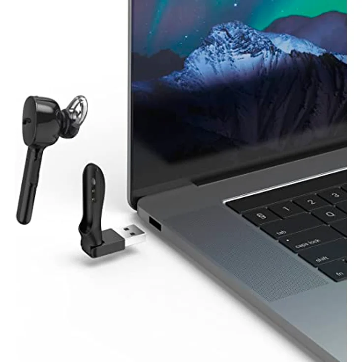 Hama Mono-Bluetooth®Headset MyVoice1300 Multipoint Sprachsteuerung schwarz Wireless-Headset mit Siri und Google Assistant – Bild 3