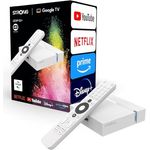 STRONG Leap-S3+ Android TV-Box - HD Video Streaming Gerät, integrierter Chromecast, Zugriff auf Apps, Spiele, Streaming-Dienste über Google Play, Dolby Vision und Dolby Atmos Unterstützung