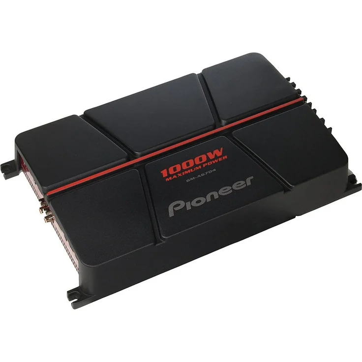 Pioneer GM-A6704, Brückbarer 4-Kanal-Verstärker (1000 W) mit Bass-Boost und variablen TPF/HPF