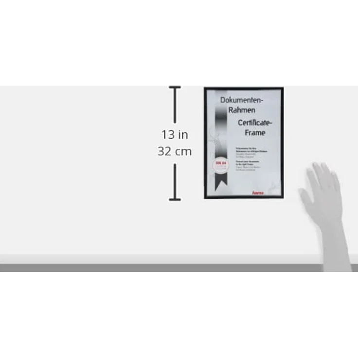 Hama Madrid Kunststoffrahmen, Kunststoff, Schwarz, Universell – Bild 4