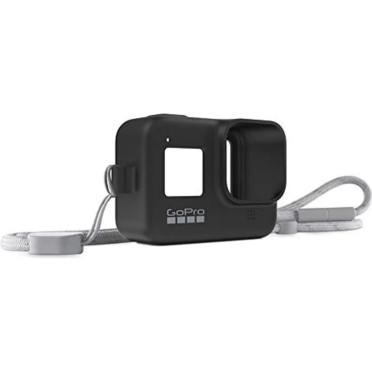 GoPro Hülle + Trageband für HERO8 Black - Blackout (Offizielles GoPro Zubehör) Schwarz – Bild 4