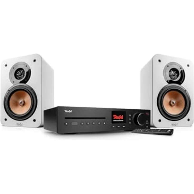 Teufel Ultima 20 KOMBO 3 SE, HiFi Stereo System mit Bluetooth, CD, DAB+, LAN, WLAN, 3-Wege-System, weiß – Bild 1
