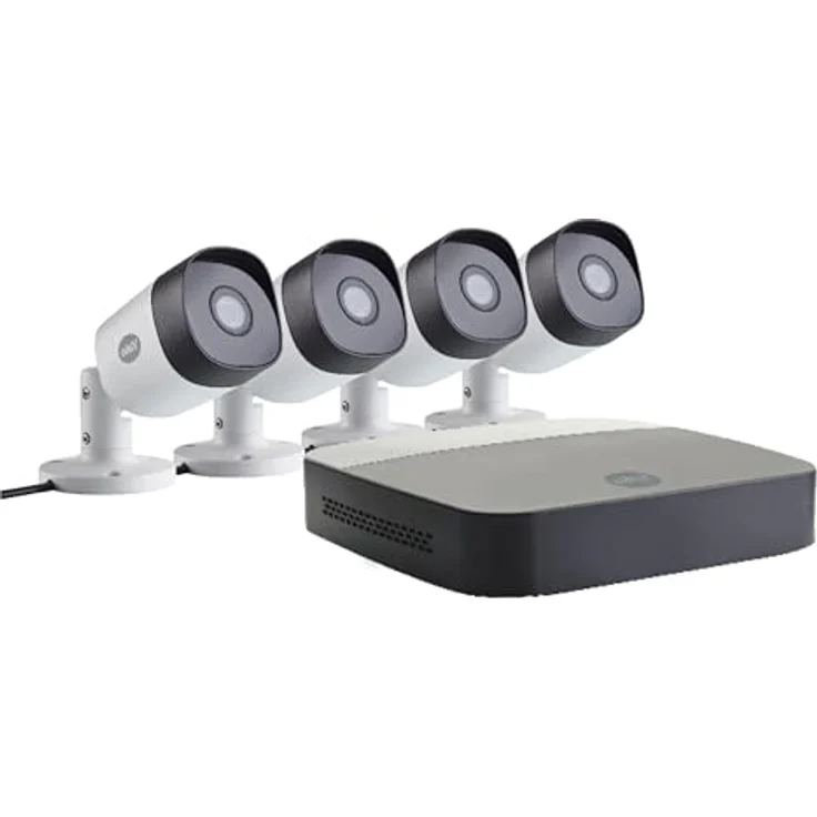YALE SV-4C-4ABFX-2 Smart Home CCTV Kit x4 Outdoor Nachtsichtkameras 1080p 1TB Festplatte App-gesteuert, 3600 W, 220 V, Multicolour, 4 Count (Pack of 1) – Bild 1
