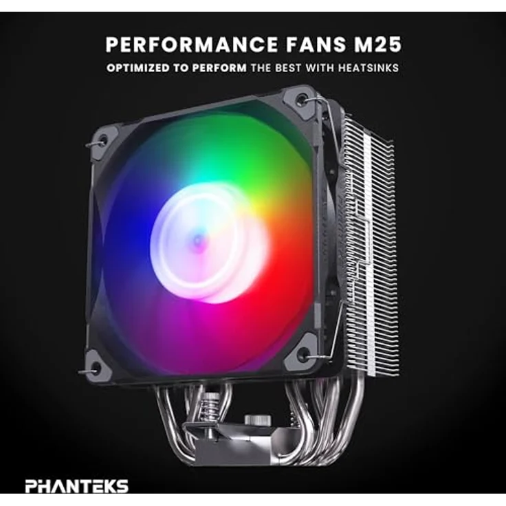 Phanteks Polar ST4 CPU-Kühler, D-RGB – Single-Tower mit 235 W TDP, 120mm PWM-Lüfter, kompatibel mit AMD und Intel – Bild 4
