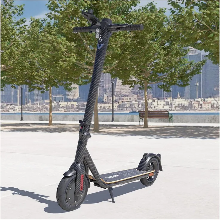 Viron E-Scooter XI-700-S, Elektro Scooter mit Straßenzulassung Aluminium, eKFV Zulassung, Faltbar, 500W Motor, bis zu 30 km Reichweite, schwarz - Preisvergleich