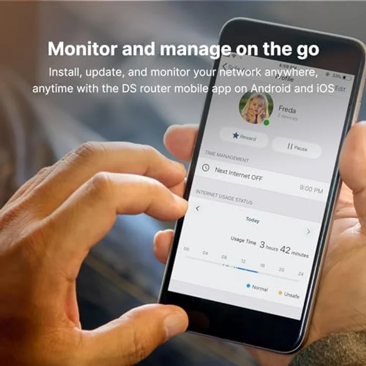 Synology Mesh Router MR2200ac, MR2200AC, Tri-Band WLAN-System mit umfangreichen VPN-Funktionen, schwarz – Bild 5
