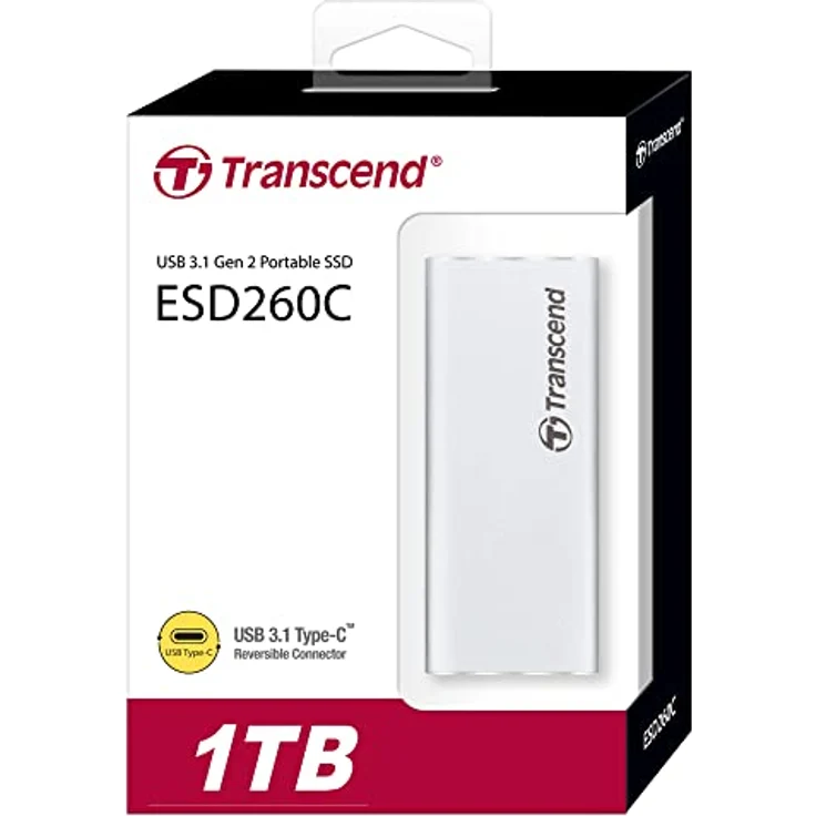 Transcend 1TB External SSD ESD260C USB 3.1 Gen 2 Type C – Bild 4