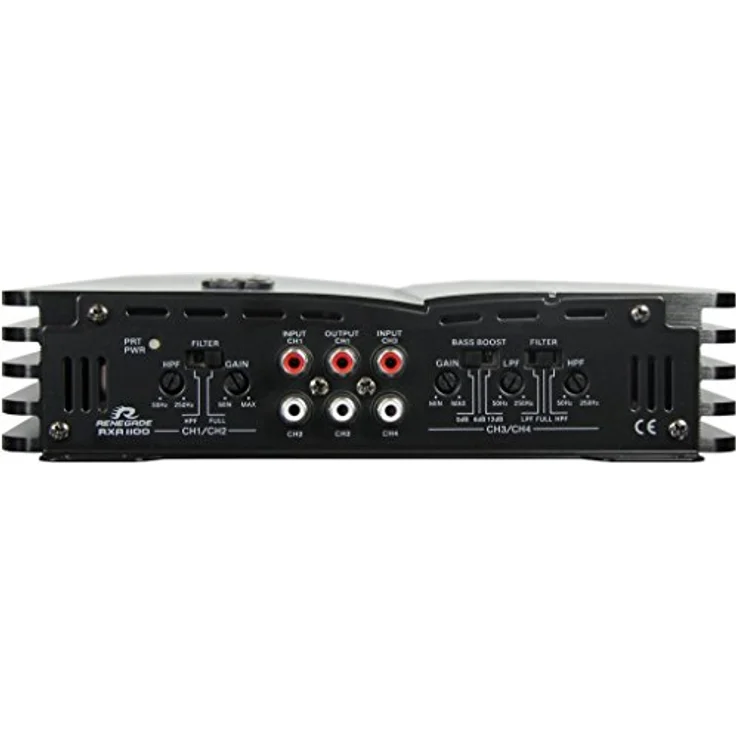 RXA1100 4-Kanal Analog Endstufe 4x75-150W 4x135-275W (Schwarz) () – Bild 4