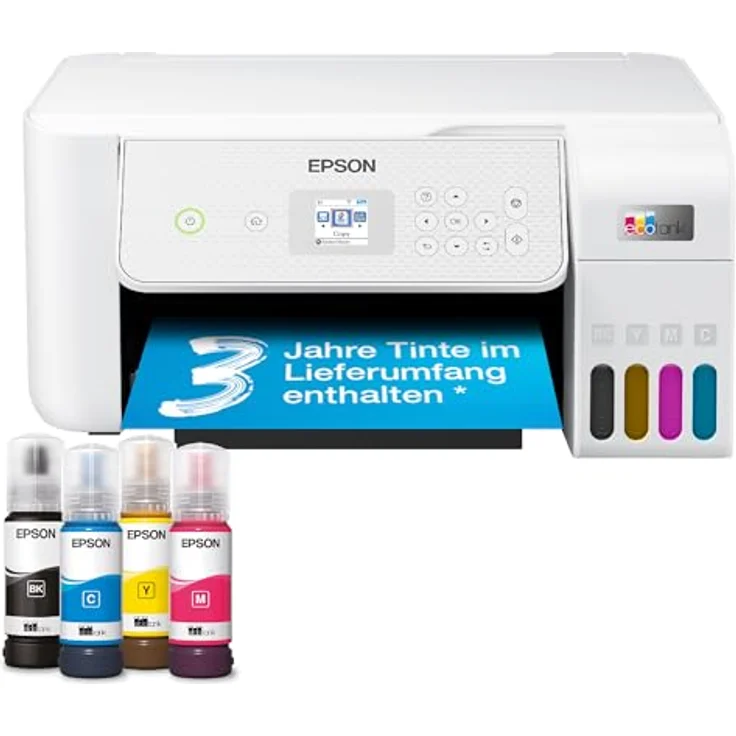 Epson EcoTank ET-2876 A4-Multifunktions-Wi-Fi-Tintentankdrucker, bis zu 3 Jahre Tintenvorrat, Farbe: [hier Farbe einfügen] – Bild 1