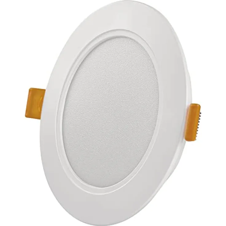 EMOS LED Panel 9 W Deckenleuchte, 900 lm, Einbauleuchte 12 cm, Neutralweiß 4000 K, extra flach, Weiß