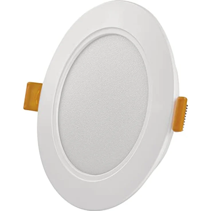 EMOS LED Panel 9 W Deckenleuchte, 900 lm, Einbauleuchte 12 cm, Neutralweiß 4000 K, extra flach, Weiß – Bild 1