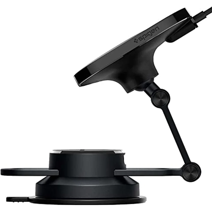 Spigen OneTap Pro 3, Magnetische Autohalterung mit 15W Wireless Ladegerät für MagSafe, Schwarz – Bild 4