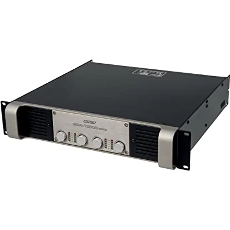 PSSO QCA-10000 MK2 4-Kanal-Endstufe SMPS, Verstärker mit Schaltnetzteil, 4 x 2500 W / 2 Ohm, 4 x 2100 W / 4 Ohm, Class-I-Technologie (Farbe: Schwarz) – Bild 3
