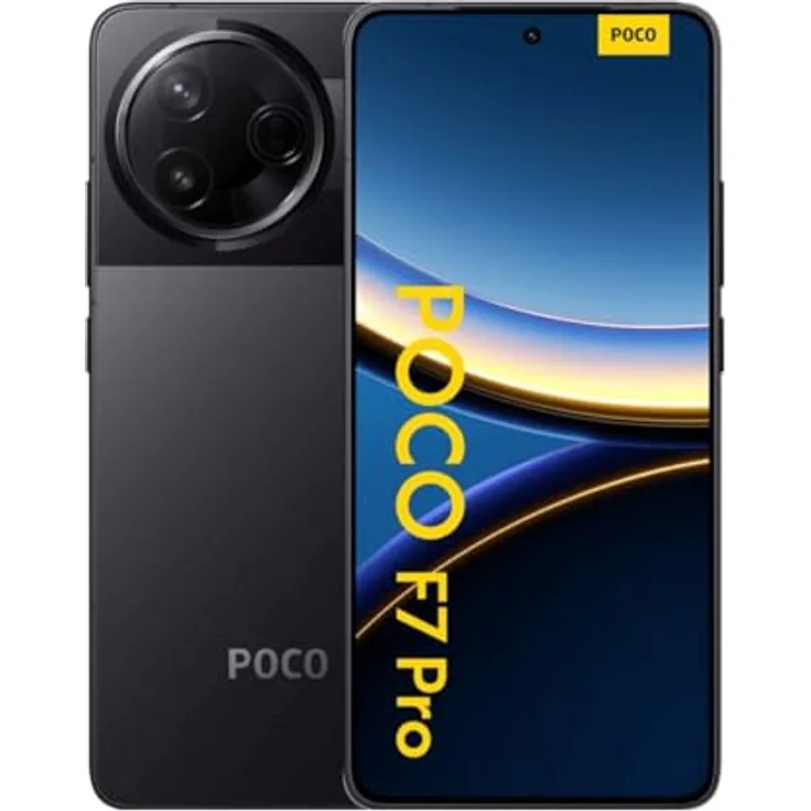 XIAOMI POCO F7 Pro 5G 12GB/256GB Schwarz Dual-SIM, Snapdragon 8 Gen 3, 2K AMOLED Display, 50MP Kamera, IP68-zertifiziert
