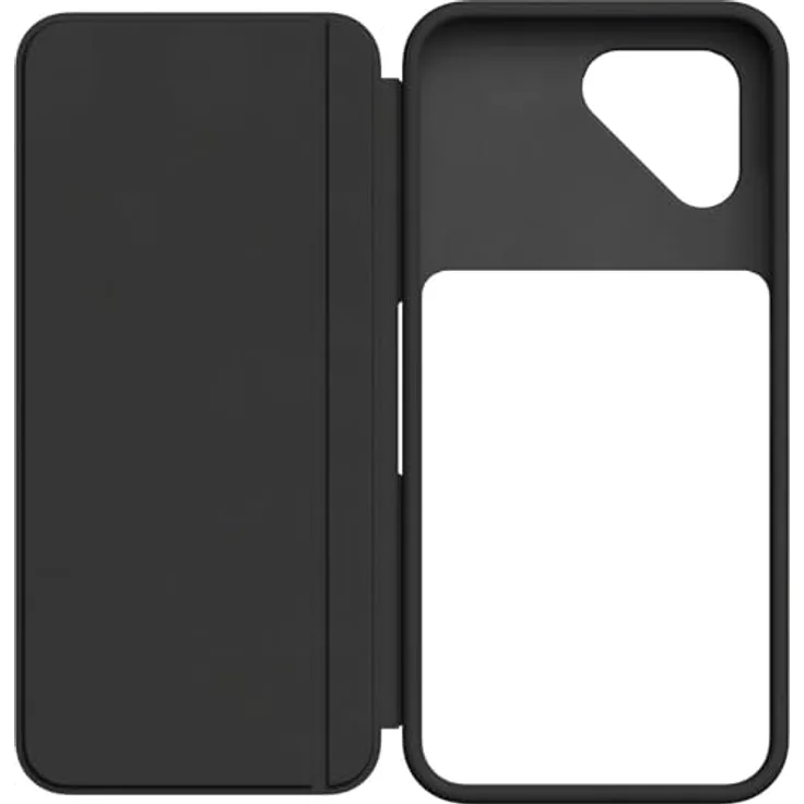 Fairphone Flip Case (Gen. 6), Smartphone Hülle mit aufklappbarem Design, Schwarz