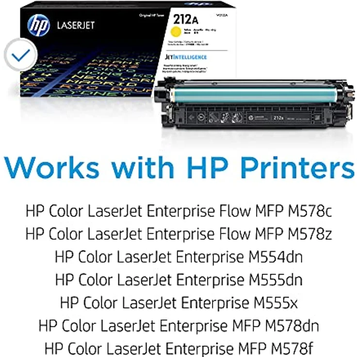HP INC HP 212A Yellow Original LaserJet Toner (W2122A) – Bild 2
