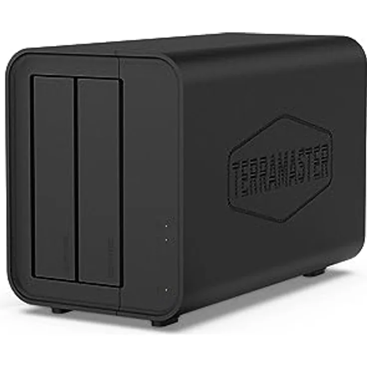 TERRAMASTER F2-212 2Bay NAS - Quad Core CPU DDR4 RAM Personal Private Cloud Home Network Attached Storage mit umfangreichen Backup-Lösungen (Festplattenspeicher)