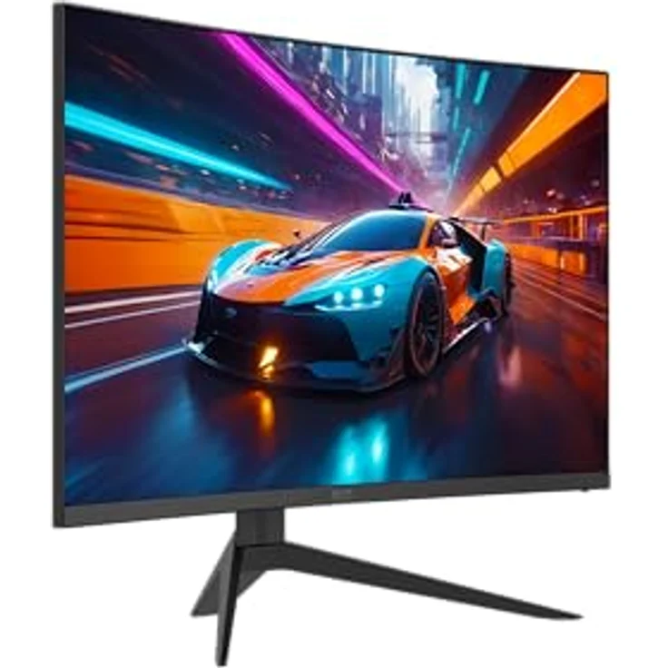 Odys Gaming Monitor Q27-X - 27 Zoll Curved 180 Hz WQHD HDR FreeSync/G-Sync Eye Care, Schwarz – Bild 2