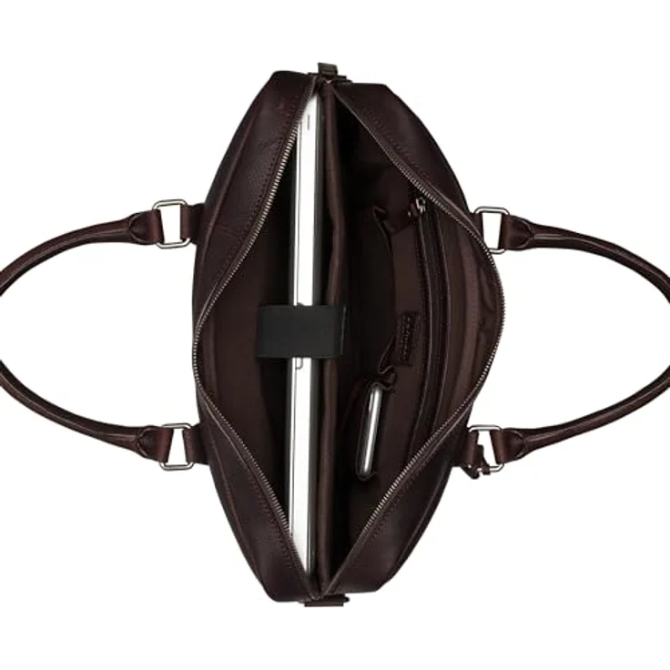 Burkely Antique Avery Aktentasche, 40 cm Leder mit Laptopfach, braun – Bild 4