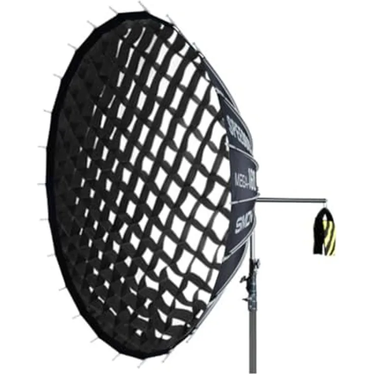 SMDV Grid Mega-160 für Speedbox Mega-160 Deep Softbox - Präzise Lichtsteuerung mit 5x5x4cm Gitterzellen - Kontraste, Schatten und Farbsättigung verbessern - Bowens-Kompatibel