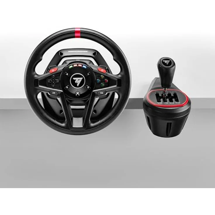 Thrustmaster T128 Shifter Pack, T128 Rennlenkrad und TH8S Shifter Add-On, Kompatibel mit Xbox und PC – Bild 5